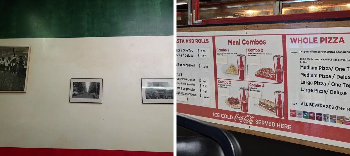 Italian Affair Pizza Menu