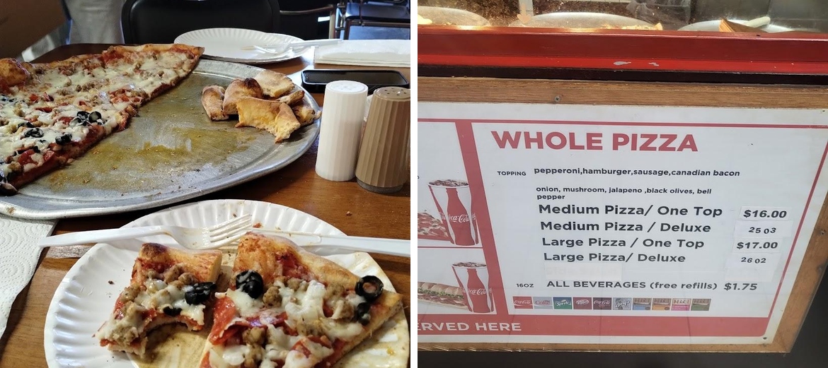 Italian Affair Pizza Menu